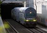 CAT9061 bei der Ausfahrt aus dem Tunnel bei der Haltestelle Vienna Bio Center St.Marx, 25.05.2009.