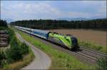 1116.141 mit EC 102 von Villach Hbf nach Warszawa Wschodnia.
Neunkirchen/N am 24.07.13 