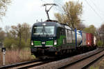 ELL 193 732  auf der Hamm-Osterfelder Strecke Fahrtrichtung West in Datteln am 30.04.2021