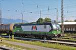 ELL Siemens Vectron 193 753-1 am 09.08.20 in Rosenheim Bhf vom Bahnsteig aus fotografiert