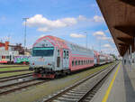 Graz. Der DoSto Steuerwagen 8629 201 der GKB steht hier am 04.05.2021 im Graz Köflacherbahnhof.
