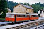 Rätsel gelöst- Graz-Köflacher-Bahn. Nur welcher Bahnhof es ist, weiß ich nicht.
Datum: 15.07.1986