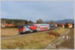 Die von Heros Rail Rent GmbH angemietet 218 117 bespannte am 14.12.2010 den R 4369 von Graz über Werndorf nach Wies-Eibiswald.