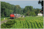 Den allerersten Perlkieszug für den in Bau befindlichen Koralmtunnel habe ich bereits am 15.1.2013 ablichten können. 

http://www.bahnbilder.de/bild/oesterreich~unternehmen~graz-koflacher-bahn-und-busbetrieb-gmbh-gkb/655692/eine-neue-aera-hat-mit-1512013.html

Rund fünfeinhalb Jahre später gehen die Perlkieszüge für den Tunnel dem Ende zu und so fuhr am 30.6.2018 der vorletzte Perlkieszug (ATGZ 71301), welcher mit 1700.1 (Schiebe 1700.2) bespannt war, und von mir und Ferki im Oisnitzgraben zwischen Lannach und Oisnitz-St. Josef erwartet wurde. 