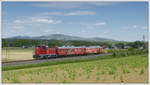 GKB 1500.6 mit dem Messzug LP 61382 von Wies-Eibiswald nach Graz, aufgenommen kurz vor Bergla.