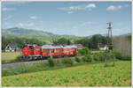 GKB 1500.6 mit dem Messzug LP 61382 von Wies-Eibiswald nach Graz, aufgenommen kurz vor Bergla (Televersion).