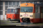 VT10.02 und VT70.13 am Gelände des Graz Köflacher Bahnhof´s am 28.Juli 2021