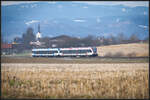 10.03.2023 . Ein Pärchen 5063 ( R8558 ) auf dem Weg nach Graz Hauptbahnhof bei Gussendorf.