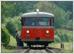 Fr eine private Gesellschaft, die am 12.5.2007 den Sondierstollen des Koralmtunnels besuchte, wurde mit dem ehemaligen GKB Triebwagen VT 10.02, der heute im Besitz der steirischen Eisenbahnfreunde