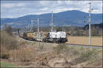Bereits im Bahnhof Groß Sankt Florian konnte ich den Güterzug gezogen von DH1700.2 erneut ablichten. 17.3.2025 