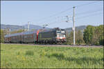 In kürze erreicht ein Zug der Linie S6 die Haltestelle St. Peter im Sulmtal . 28.04.2026