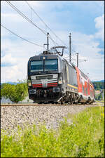 X4E 805 verl�sst am 19. Mai 2026 die Halte und Ladestelle Bad Schwanberg Richtung Graz . 