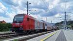 GKB 2016.922 pausiert �ber das Wochenende mit einer SGP Doppelstock-Garnitur in Wies-Eibiswald am 06.07.2025, wo auf dieser Linie noch bis August planm��ig solche Fahrzeuge eingesetzt wurden: