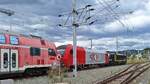 Eine in dieser Konfiguration nicht mehr wiederkommende Testfahrt mit Proben der Vielfachsteuerung unter mehreren Siemens Lokomotiven im Versuch bei potentiellen Personenzug-Eins�tzen auf der Linie S6 bis Wies-Eibiswald am 07.10.2025: