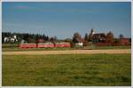 Ab Lieboch bis Brnbach am 11.10.2008 als SPZ 8475 unterwegs, der im Eigentum der Steirischen Eisenbahnfreunde stehende ehemalige GKB Triebwagen VT 10.02 plus zwei Beiwagen von Deuschlandsberg nach