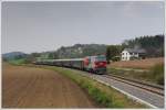 Die zweite Pendelfahrt mit 218 256 am 16.10.2010 ging von Lieboch aus nach Preding als Spz 8517, hier im Oisnitzgraben kurz nach der Haltestelle Oisnitz-St.