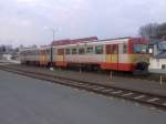VT 70.06 als R8516 am 31.3.2011 beim Halt im Bahnhof Lannach.