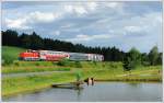 R 8567 von Graz ber Lieboch nach Wies-Eibiswald wurde am 6.8.2011 von 1500.2 geschoben.