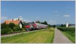 218 156 mit dem als S6 verkehrenden R 4377, am 27.6.2011 kurz vor Frauental aufgenommen.