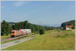 RTS 2016 905 mit dem als S 6 verkehrenden R 8557 von Graz ber Lieboch nach Wies-Eibiswald am 27.7.2011 im Oisnitzgraben kurz nach der Haltestelle Oisnitz-St.