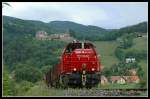 1700.1 der GKB auf der  Leibenfelder Hhe  kurz nach dem Bahnhof Deutschlandsberg am 26.5.2006.