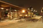 Geisterstunde im Bahnhof Deutschlandsberg am 18.01.2013 