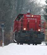  Dh 1700.1 nchst der Anschlussbahn Leibenfeld am 19.Mrz 2013