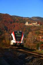 Einmal im Herbst muss die Burg mit aufs Bild,...