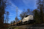 Bereits am Rückweg und auf den eigentlich ersten Metern der  Koralmbahn  rauscht DH1700.2 mit Ihrem Leerabraumzug Richtung Hengsberg. 31.03.2016