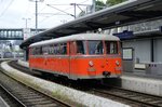 GKB VT 10.02 als R 14551 nach Mixnitz im Bahnhof Bruck an der Mur, 14.05.2016  