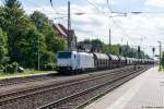 186 427-1 Railpool GmbH für LTE Logistik- and Transport-GmbH mit einem Getreidezug in Priort und fuhr weiter in Richtung Kreuz Wustermark.