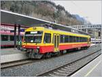 Der ET 10. 109 der Montafonerbahn in Feldkirch, ist Abfahrtbereit als Regionalzug nach Buchs SG.
12. Januar 2007