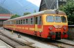 MBS ES 10.205 (ex BB Rh 4130/6130  Transalpin-Garnitur der ersten Generation ), Schruns, 21.07.2002