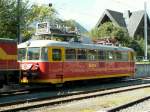 MBS Turmtriebwagen X 10.903 am 19.09.10 im Depot Schruns