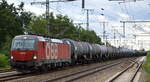 ÖBB-Produktion GmbH, Wien [A] mit ihrer  1293 183  [NVR-Nummer: 91 81 1293 183-0 A-ÖBB] und einem Kesselwagenzug am 15.09.22 Durchfahrt Bahnhof Golm.