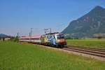 Leonardo Da Vinci ÖBB Siemens Taurus 1216 019-0 mit EC in Niederaudorf am 10.08.20    