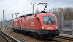 ÖBB - Österreichische Bundesbahnen [A] mit der Doppeltraktion   1116 270  [NVR-Nummr: 91 81 1116 270-0 A-ÖBB] +   1116 141  [NVR-Nummer: 91 81 1116 141-3 A-ÖBB] am 25.01.21