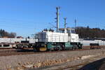 Die ehemalige Northrail MaK G1203 (98 80 0273 019-6 D-NRAIL) ist seit längerem im Einsatz für die Baufirma Porr bei der Baustelle des Koralmtunnels.