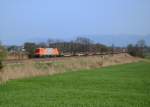 1216 902 mit einem Stahlzug am 01.04.2014 bei Rann.
