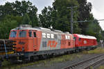 Diesellokomotiven sind in Vorarlberg nur in Ausnahmefällen im Einsatz - etwas beim Gleisbau, wenn die Oberleitung aus Sicherheitsgründen stromfrei sein muss.