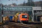 RTS 1216 902 bringt den SGAG 95009 von Passau nach Floridsdorf. Gesichtet und fotografiert am 06.12.2008 in Tullnerbach - Pressbaum.