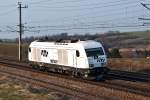 RTS 2016 908 als Lz im letzten Sonnenlicht des 19.03.2012. Die Aufnahme entstand bei der westlichen Bahnhofseinfahrt in Bheimkirchen.