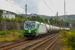 SETG 193 285 mit Kesselzug in Wuppertal, September 2019.