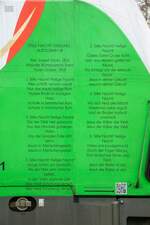 SETG 193 219  200 Jahre Stille Nacht Heilige Nacht  Detailfoto in Hilden, Januar 2024.