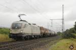 SETG 182 101/ES 64 U2-101 mit Kesselzug in Porz-Wahn, August 2013.