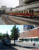 Nachdem die Abfahrtsstelle der Salzburger Lokalbahnen Mitte der 1990er Jahre in einen Tunnel verlegt wurde, hat sich das Bild an der Oberfläche beträchtlich verändert.