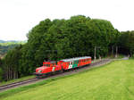 StLB E41 mit einem Foto-Sonderzug nach Bad Gleichenberg kurz vor Gnas.