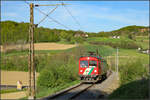 in einem weiten Bogen dreht sich die Strecke der Gleichenbergerbahn nach dem Bahnhof Maierdorf wieder Richtung Norden um gleich danach stark anzusteigen.