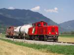 Am 21.8.2009 wurde wieder ein Gterzug auf der Murtalbahn in Verkehr gesetzt.