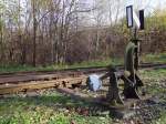 Weiche2 am Bhf. Haag/Hausruck hat wohl seine Glanzzeiten schon hinter sich, denn mit Ende 2009 wird hier der Planbetrieb eingestellt;091113